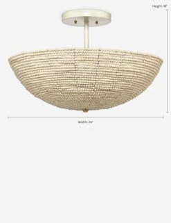 Essie Semi-Flush Mount Light -Default Template 5 5TSUN FMNA 2 Product