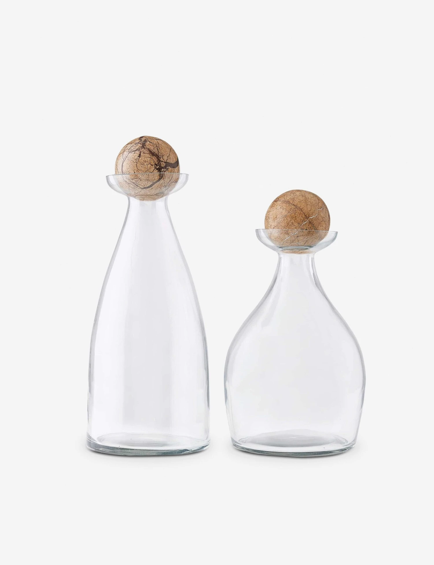 Thayer Decanters (Set Of 2) By Arteriors 3 Thayer Decanters (Set Of 2) By Arteriors