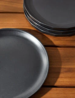 Alfresco Bamboo Dinner Plates (Set Of 4) -Default Template 5 AlfrescoBambooDinnerplate Black Setof4 3689