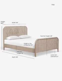 Brooke Platform Bed -Default Template 5 ArchBed Queen 0600King