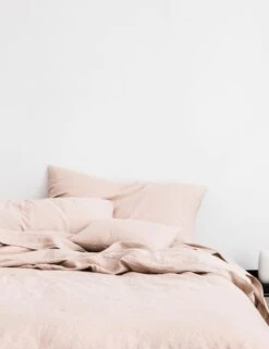 European Flax Linen Duvet Cover By Cultiver -Default Template 5 CULTIVER Bed Blush 856f28d2 7166 4fde a87a 880181bd39f5