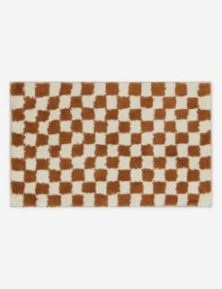 Checkerboard Bath Mat By Sarah Sherman Samuel -Default Template 5 CheckerboardBathMatbySarahShermanSamuel Umber 21 x34 A0656925 5148