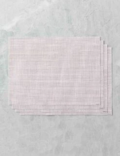 Mini Basketweave Rectangle Placemat (Set Of 4) By Chilewich -Default Template 5 ChilewichMiniBasketweaveRectanglePlacemat Blush 0936