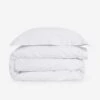 Classico Hemstitch Cotton Sateen Duvet Set By Pom Pom At Home -Default Template 5 ClaSSICODuvetWhite Product