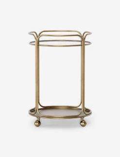 Nathalie Round Bar Cart 11 Nathalie Round Bar Cart -Lumo Living Store DIN00237 1