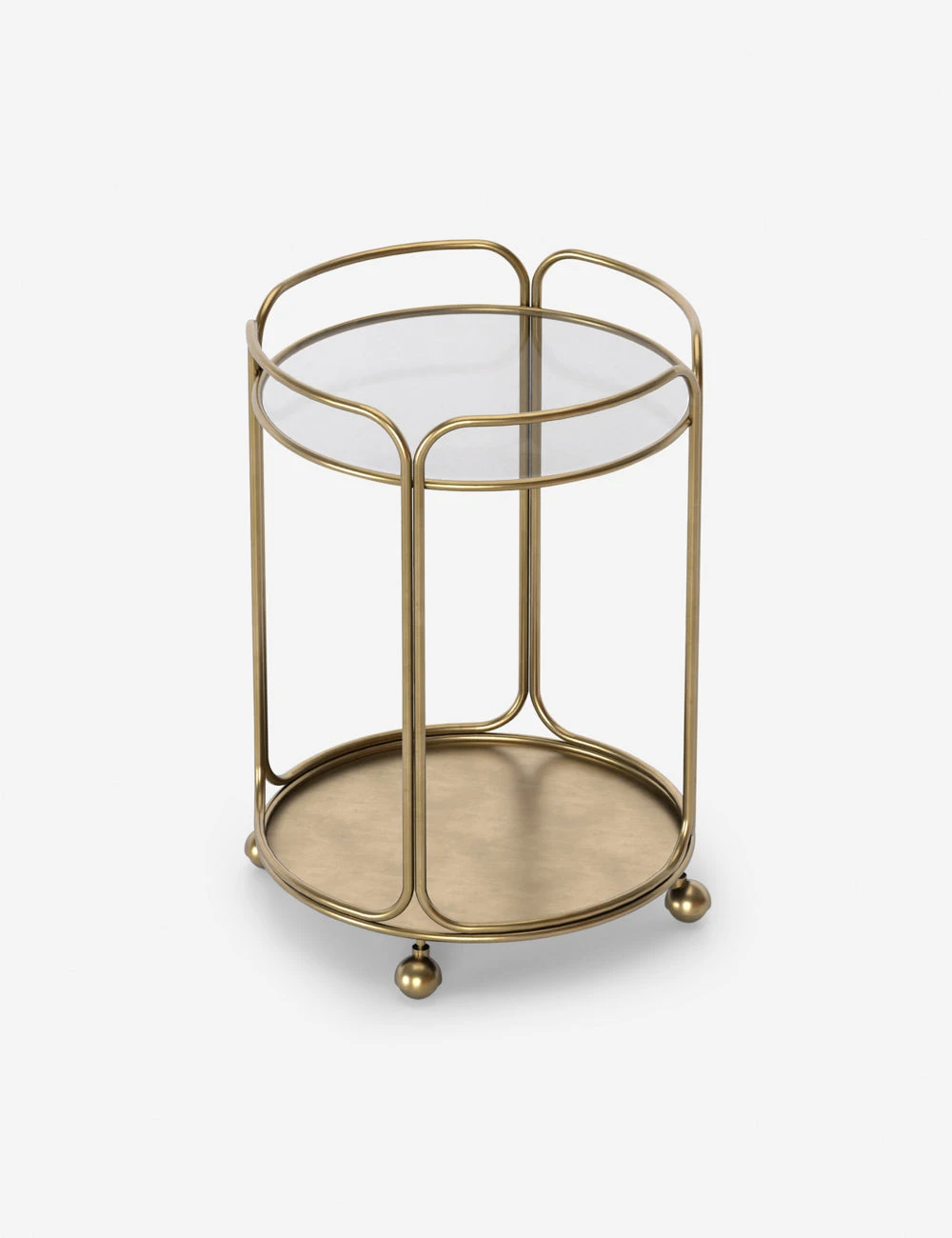 Nathalie Round Bar Cart 8 Nathalie Round Bar Cart - Image 6