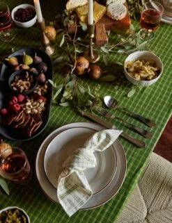 Katherine Plaid Tablecloth By Heather Taylor Home -Lumo Living Store DiningRoom 15131 Swatch SITECROP