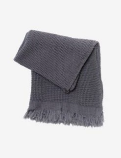 Ella Waffle Hand Towel By House No. 23 -Default Template 5 ELLAHANDTOWEL ANTHRACITE PRODUCT