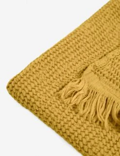 Ella Waffle Hand Towel By House No. 23 -Default Template 5 EllaHandTowel Mustard2
