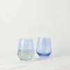 Stemless Wine Glass (Set Of 2) By Estelle Colored Glass -Default Template 5 EstelleColoredGlassStemlessWineGlass COBALT Setof2 1