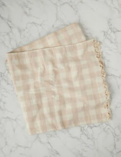 Gingham Tablecloth By Heather Taylor Home -Default Template 5 Heather Taylor Home Gingham Tablecloth Large Cream 9