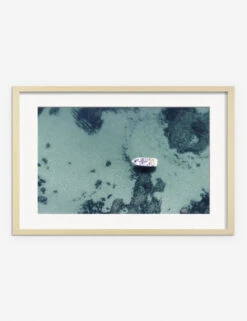 Aerial Ocean Bliss Photography Print By Ingrid Beddoes -Default Template 5 IngridAerialOceanBlissNaturalFrame