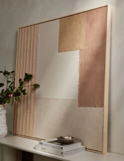 Patchwork Blush Wall Art By Visual Contrast -Default Template 5 L0470482 TexturedPaper Blush StuidoLifestyle 16577