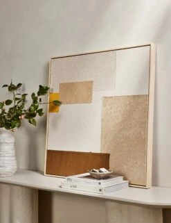 Patchwork Copper + Yellow Wall Art By Visual Contrast -Default Template 5 L0470484 TexturedPaper Copper StuidoLifestyle 3