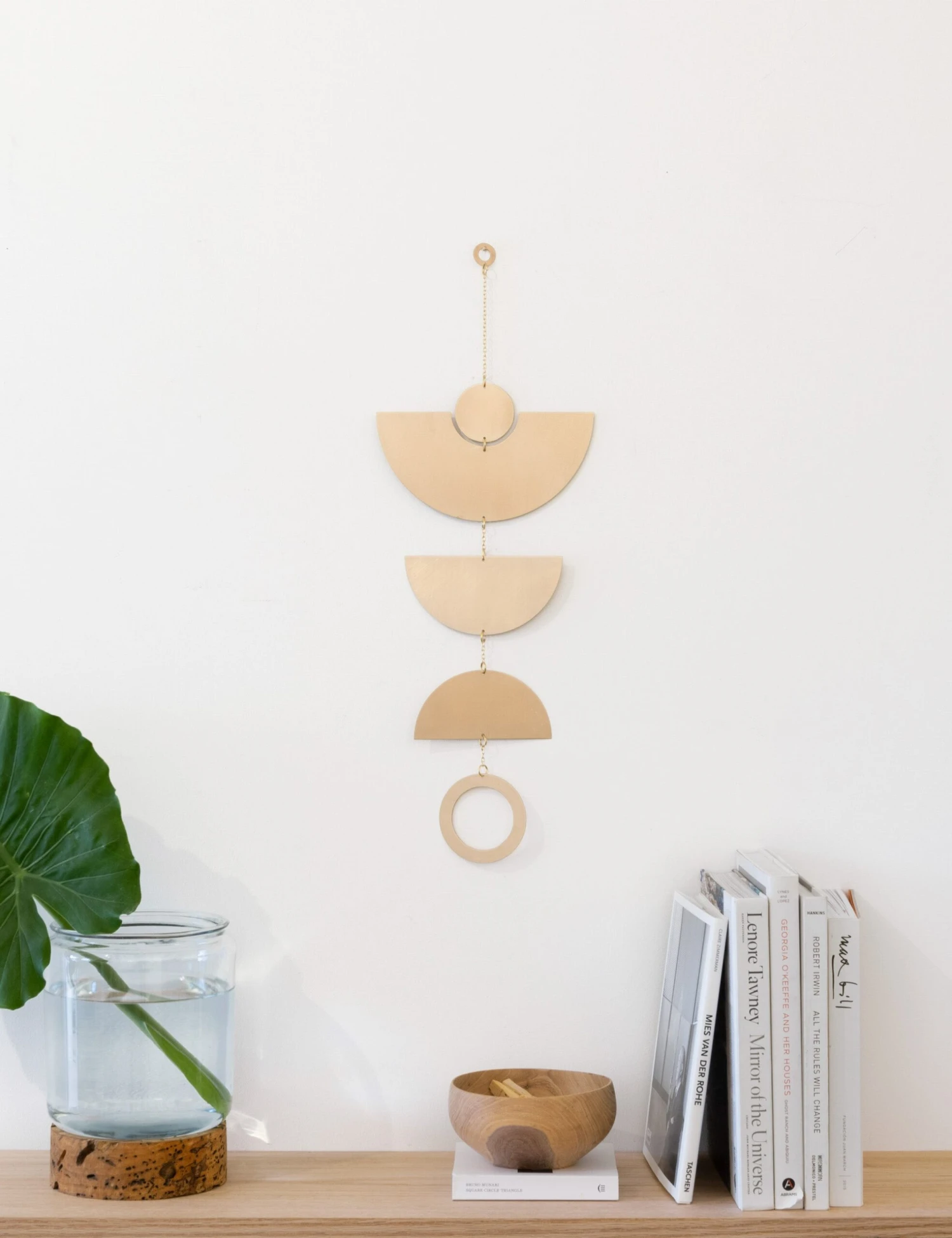 Frond Wall Hanging By Circle & Line 3 Frond Wall Hanging By Circle & Line