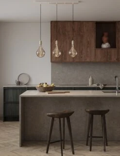 Triple Linear Pendant Light With Voronoi II By Tala -Default Template 5 LP WHT SET BP 02 02