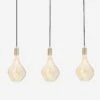 Triple Linear Pendant Light With Voronoi II By Tala 1 Triple Linear Pendant Light With Voronoi II By Tala -Default Template 5 LP WHT SET BP 02 03