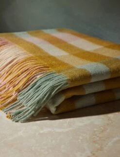 Lambswool Throw By Tartan Blanket Co -Default Template 5 LambswoolThrow PearBlossomCheckbyTartanBlanketCo 16156 Swatch SITECROP