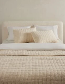 Lammin Linen Quilted Coverlet By Sarah Sherman Samuel -Lumo Living Store LamminLinenCoverlet Goldenrod Queen Full A0656731 1 Product