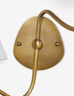 Magdalene Double Sconce 24 Magdalene Double Sconce -Lumo Living Store MagdaleneDoubleSconceBrass WhiteShade 0019