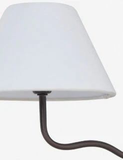 Magdalene Double Sconce 36 Magdalene Double Sconce -Lumo Living Store MagdaleneDoubleSconceBronze WhiteShade 12753