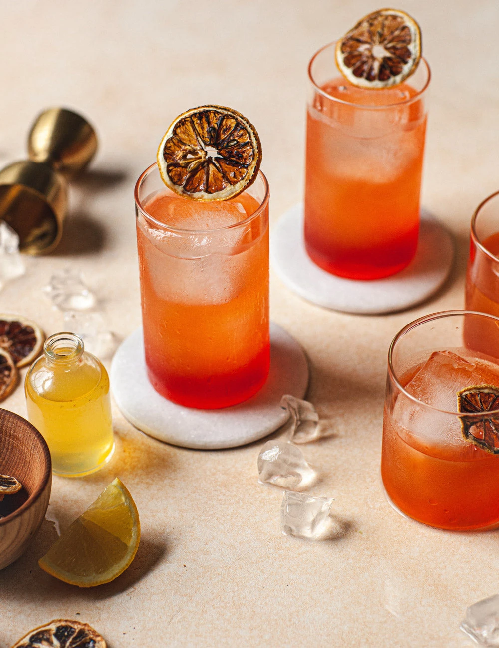 Marble Laurel Coasters (Set Of 4) By Farmhouse Pottery 5 Marble Laurel Coasters (Set Of 4) By Farmhouse Pottery - Image 3