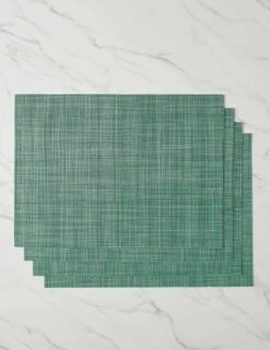 Mini Basketweave Rectangle Placemat (Set Of 4) By Chilewich -Default Template 5 MiniBasketweaveRectanglePlacemats Ivy A0656936 Product