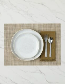 Mini Basketweave Rectangle Placemat (Set Of 4) By Chilewich -Default Template 5 MiniBasketweaveRectanglePlacemats Linen A0656937 4762 Product