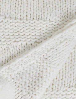 Oulu Throw By Pom Pom At Home -Default Template 5 OuluWinterWhiteThrow swatch