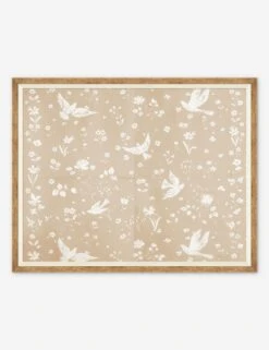 Birds And Flowers Print By Paule Marrot -Default Template 5 PM LULU 23 0070D Product