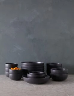 Pacifica Bowl Set (18-Pieces) By Casafina (Pasta + Cereal + Fruit) -Default Template 5 PacificaBowls 18 PieceSet byCasafina SeedGray L04672751561