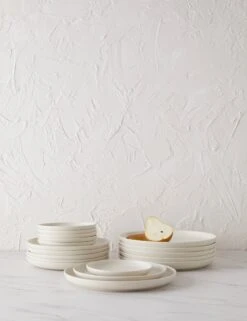 Pacifica Plate Set (18-Pieces) By Casafina (Dinner + Salad + Bread) -Default Template 5 PacificaDinnerware 18 PieceSet byCasafina withCerealBowl Vanilla L0467268 2245