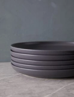 Pacifica Plate Set (18-Pieces) By Casafina (Dinner + Salad + Bread) -Default Template 5 PacificaPlates 18 PieceSet byCasafina SeedGray L04672791578