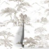 Oriental Toile Peel + Stick Wallpaper -Default Template 5 RMK11755RL RollShot
