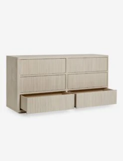 Rutherford 6 Drawer Dresser -Lumo Living Store Rutherford6DrawerDresser Natural A0656311 053 Product