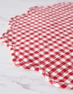 Scallop Placemats By Heather Taylor Home -Default Template 5 ScallopPlacemat Red 16059