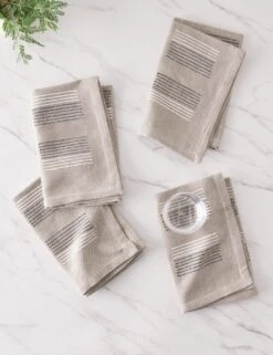 Stacks Napkins (Set Of 4) By Minna -Default Template 5 StacksNapkins Setof4 byMinna Stone 16004