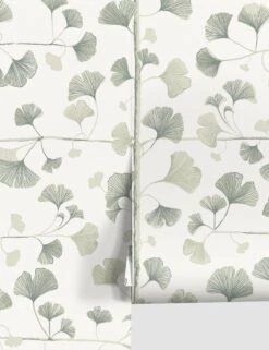 Scalamandre Ginkgo Wallpaper -Default Template 5 WSB 00180803 GinkgoLightGreen