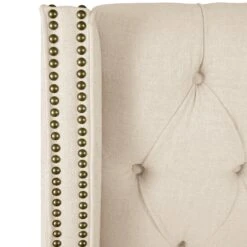 Admina Bed -Default Template 5 admina linen tufted bed talc 2