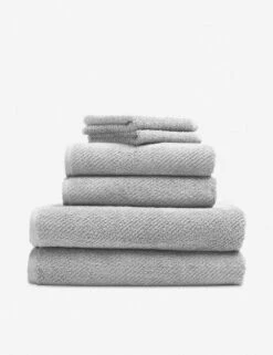 Air Weight Towel Set By Coyuchi 17 Air Weight Towel Set By Coyuchi -Lumo Living Store air weight fog 6 piece set 2