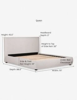 Cambria Platform Bed 20 Cambria Platform Bed -Lumo Living Store cambria queen dims