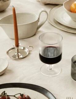 Ripple Wine Glasses (Set Of 2) By Ferm Living -Default Template 5 fermLIVING AW21 FlowWhiteSpeckle FlowPlateLarge RippleLowGlasses image