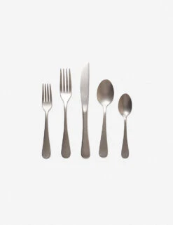 Woodstock 5-Piece Flatware Set, Stainless Steel By Farmhouse Pottery