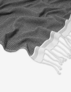 Mediterranean Guest Towel By Coyuchi -Lumo Living Store mediterranean towel shadow detail