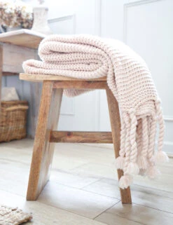 Trestles Chunky Knit Throw By Pom Pom At Home -Default Template 5 pom pom at home trestles throw blush 2