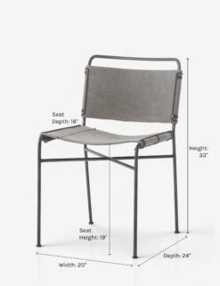 Trysta Dining Chair -Default Template 5 trysta dining chair gray 1 1564991625 1 e0c2732b 0ba4 47a2 8878 e18a86b0c355