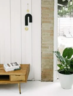 Turn Wall Hanging By Circle & Line -Default Template 5 turn wall black style 4